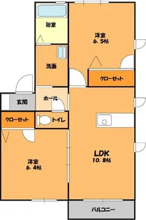 アリス【1階】の間取り