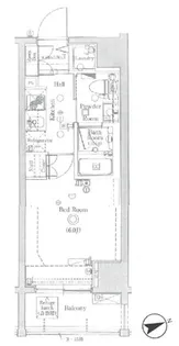 グラントゥルース大森ライズ【9階】の間取り
