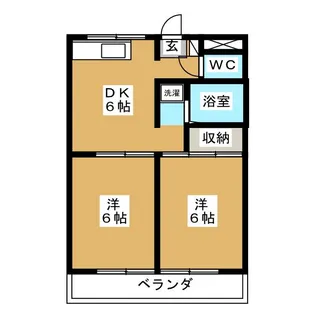 ピースフルマンション【1階】の間取り