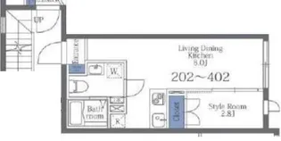 ラフォート森下【3階】の間取り