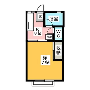 ヴィラ コリンヌ【1階】の間取り