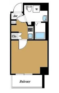 ヴァローレスパジオ清澄白河【6階】の間取り