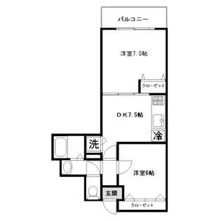 エクセル中野【4階】の間取り