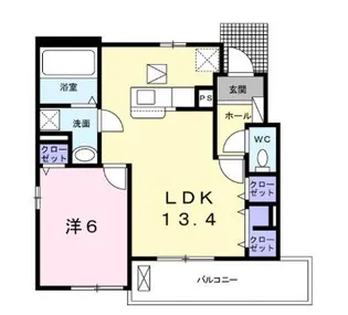 オーブ・プロムナード【1階】の間取り