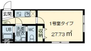 GLOBE Residence212【1階】の間取り