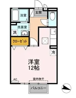 セジュールインフィニティ【1階】の間取り