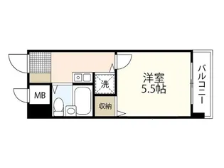 トーカンキャステール己斐本町【6階】の間取り