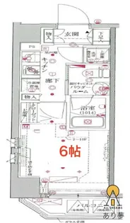 リヴシティ横濱関内【6階】の間取り
