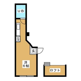 グローリー・サン【1階】の間取り