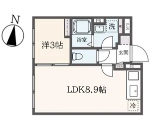 a LATO 日暮里【4階】の間取り