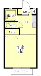 クレアコートB【2階】の間取り