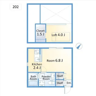 PRIMA sorella I【2階】の間取り