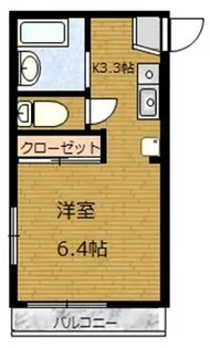 クレイン薬円台【2階】の間取り