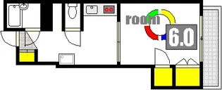 CREARE京橋川【2階】の間取り