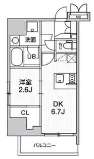 SYFORME大井町II【2階】の間取り