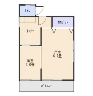 ハイム仲町【3階】の間取り