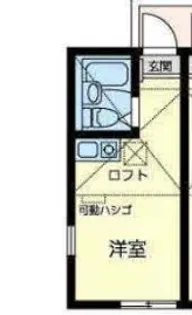 ユナイト井土ヶ谷スウィーツベリーオペラ【2階】の間取り