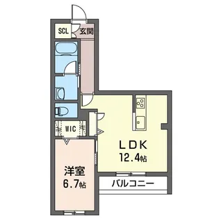 Soleil東十条【3階】の間取り