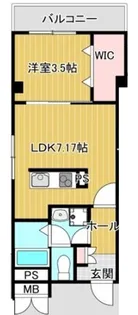 リベラ山坂【1階】の間取り