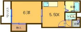 ジャルダンヒヤマ【2階】の間取り