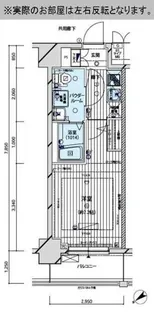 メインステージ亀戸【8階】の間取り
