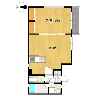 フレールアンジュ【2階】の間取り