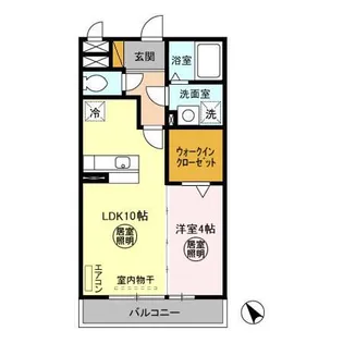ガーデンヒルズ C【3階】の間取り