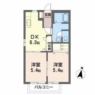 エミネンスIIE【2階】の間取り