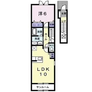 ガーデン ハーモニーA【2階】の間取り