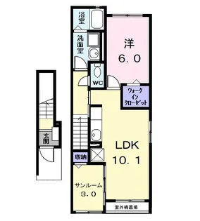 メゾンHIKARI【2階】の間取り