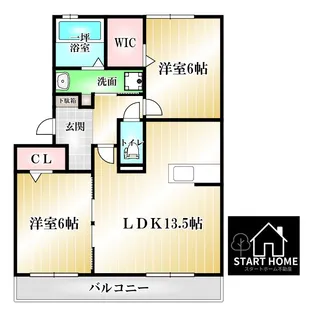 カルチェAsuka【3階】の間取り