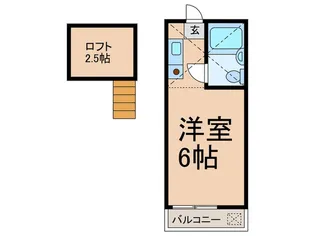 ヒルハイム徳丸【2階】の間取り