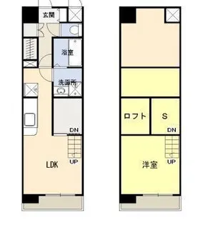 アルテマイスターデュノン【3階】の間取り