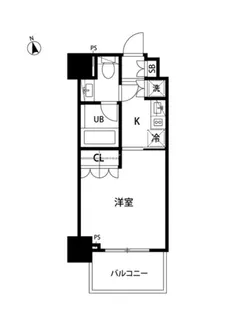 セントラル銀座【6階】の間取り