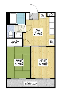 レスポアール旭が丘【3階】の間取り