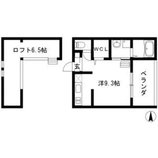 コンフォート本陣通【2階】の間取り
