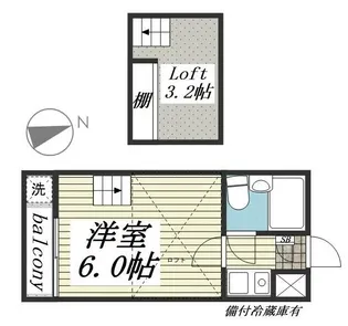 ジュネパレス新検見川第01【2階】の間取り