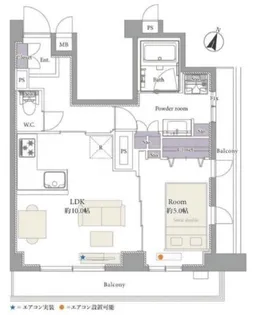 プレステート要町【6階】の間取り