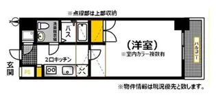 オリエントビルウエストタワーNo.77【7階】の間取り