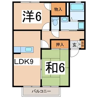 スターハイツ【1階】の間取り