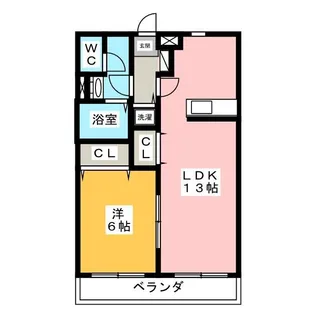 アムール青葉【5階】の間取り