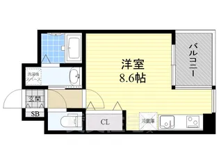 CITY SPIRE 名古屋大須(旧レーベスト松原)【5階】の間取り