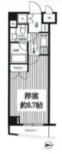グランハイツ東新宿【5階】の間取り