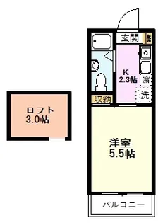 第12クリスタルハイツ【2階】の間取り