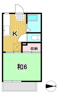 ハイツ清風【2階】の間取り