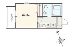 MELLAS志木【3階】の間取り
