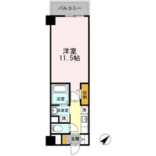Hill Flat Osaki【3階】の間取り