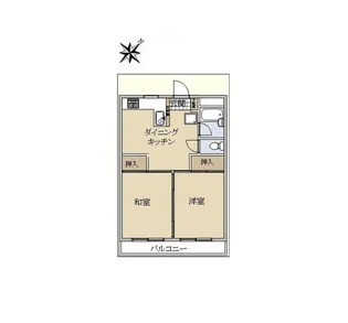 サンテラス府中【1階】の間取り