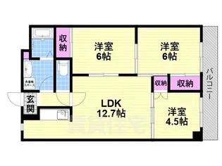 ハイツエンブレム【2階】の間取り