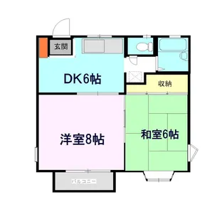 エトワール【1階】の間取り